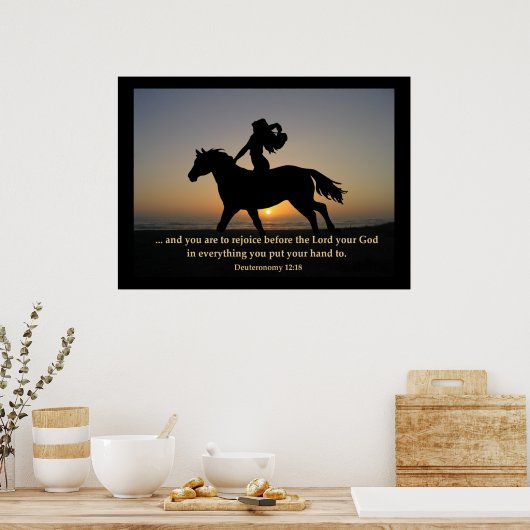 Sunset Ride POSTER (Küche)