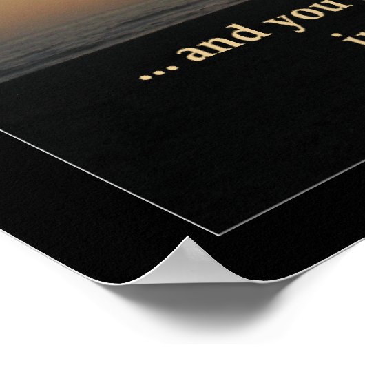 Sunset Ride Poster (Ecke)