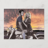 Sunset Ride Postkarte (Vorderseite)