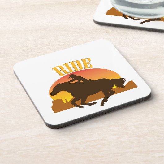 Sunset Ride Untersetzer (Linke Seite)