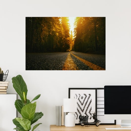 Sunset Road Poster (Heimbüro)