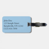 Sunset Rocks at Joshua Tree Gepäckanhänger (Rückseite horizontal)