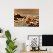 Sunset Rocks, Gemälde von Frederick Waugh Poster (Heimbüro)