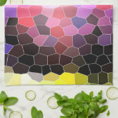 Sunset Rocks Geschirrtuch (Gefaltet)