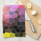 Sunset Rocks Geschirrtuch (Viertel Falte)