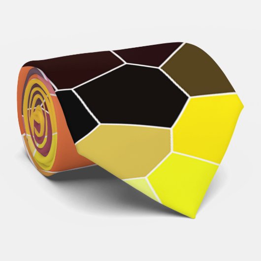 Sunset Rocks Krawatte (Gerollt)