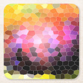 Sunset Rocks Rechteckiger Pappuntersetzer (Vorderseite)