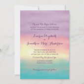 Sunset Romance | Hochzeit Einladung (Vorderseite)