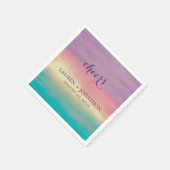 Sunset Romance | Hochzeit Serviette (Ecke)