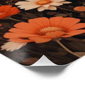 Sunset Romance Painting - Floral Couple Wall Art Poster (Ecke)