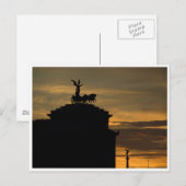 Sunset Rome Postkarte (Vorne/Hinten)