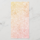 Sunset Rose blush sheer bow Bouquet (Rückseite)