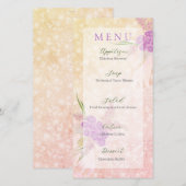 Sunset Rose blush sheer bow Bouquet (Vorne/Hinten)