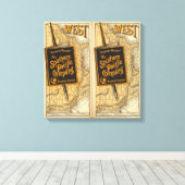 Sunset Route Leinwanddruck (Insitu (Holzboden))