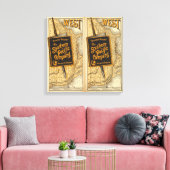 Sunset Route Leinwanddruck (Insitu (Wohnzimmer))