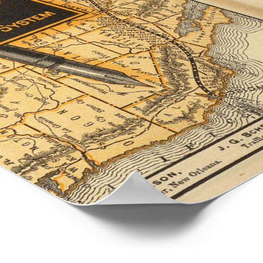 Sunset Route Poster (Ecke)