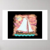 Sunset Sail Away Poster (Vorne)