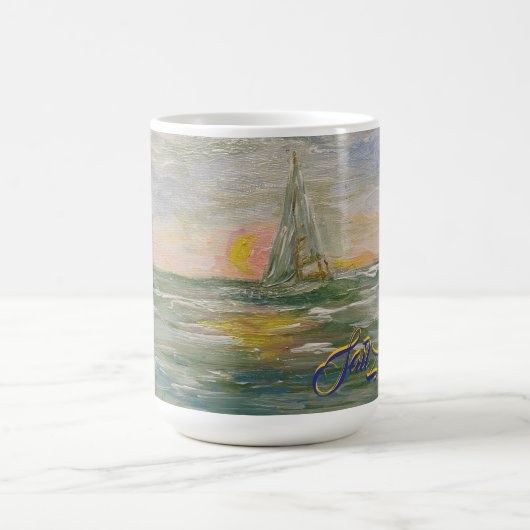 Sunset Sail Coffee Tasse (Mittel)