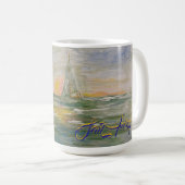Sunset Sail Coffee Tasse (VorderseiteRechts)