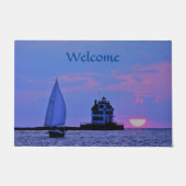 Sunset Sail Fußmatte (Vorderseite)