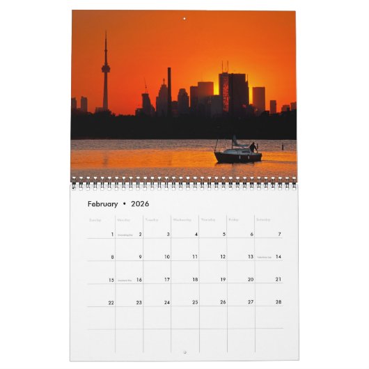 Sunset Sail Kalender (Feb 2026)