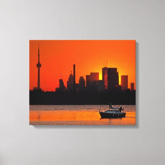 Sunset Sail Leinwanddruck (Vorderseite)