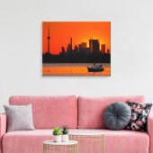 Sunset Sail Leinwanddruck (Insitu (Wohnzimmer))