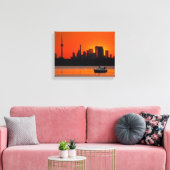 Sunset Sail Leinwanddruck (Insitu (Wohnzimmer))