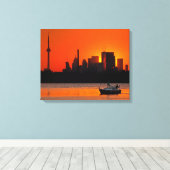 Sunset Sail Leinwanddruck (Insitu (Holzboden))
