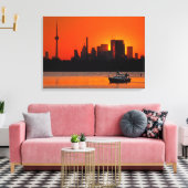 Sunset Sail Leinwanddruck (Insitu (Wohnzimmer))