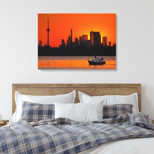 Sunset Sail Leinwanddruck (Insitu (Schlafzimmer))