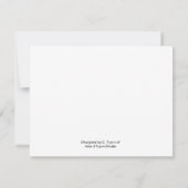 Sunset Sail Mitteilungskarte (Rückseite)