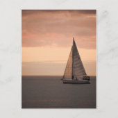 Sunset Sail Postcard Postkarte (Vorderseite)
