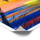 Sunset Sail Poster (Ecke)