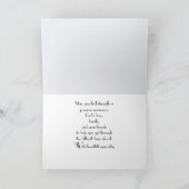 Sunset Sailboat Beileid Karte (Innenseite)