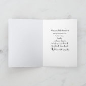 Sunset Sailboat Beileid Karte (Innenseite)