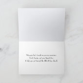 Sunset Sailboat Beileid Karte (Innenseite)