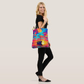 Sunset Sailboat Dreamscape Tasche (Am Model)
