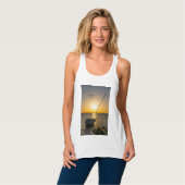 Sunset Sailboat Schiffbruch Golf Breeze Tank Top (Vorderseite Vollansicht)