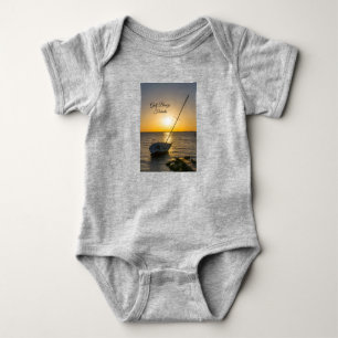 Sunset Sailboat Shipwreck Golf Breeze FL Baby Strampler