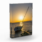 Sunset Sailboat Shipwreck Golf Breeze FL Fotoblock (Links)