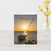 Sunset Sailboat Shipwreck Golf Breeze FL Karte (Gelbe Blume)