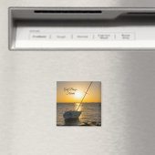 Sunset Sailboat Shipwreck Golf Breeze FL Magnet (In Situ (Geschirrspüler))