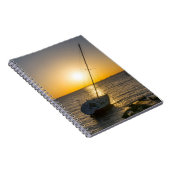 Sunset Sailboat Shipwreck Golf Breeze FL Notebook Notizblock (Rechte Seite)