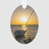 Sunset Sailboat Shipwreck Golf Breeze FL Ornament (Vorderseite)