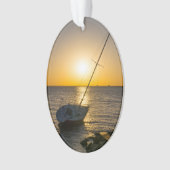 Sunset Sailboat Shipwreck Golf Breeze FL Ornament (Vorderseite)