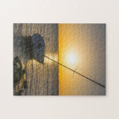 Sunset Sailboat Shipwreck Golf Breeze FL Puzzle (Horizontal)