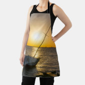 Sunset Sailboat Shipwreck Golf Breeze FL Schürze (InSitu)