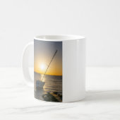 Sunset Sailboat Shipwreck Golf Breeze FL Tasse (Vorderseite Links)