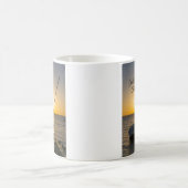 Sunset Sailboat Shipwreck Golf Breeze FL Tasse (Mittel)
